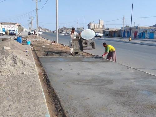 آغاز پروژه ساماندهی و آماده سازی بلوار ورودی شهر بریس - اسفند ماه 1402