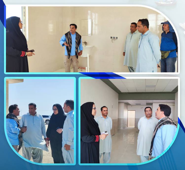 بازدید از مراحل پایانی احداث مرکز جامع سلامت شهر بریس